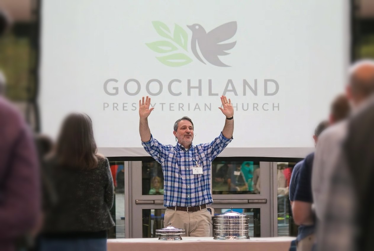 Members of Goochland Presbyterian Church together in community